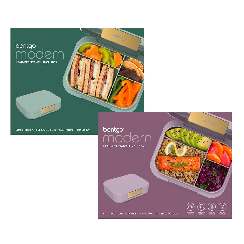 Bentgo® Modern Lunch Box 2-Pack | Orchid and Mint Green