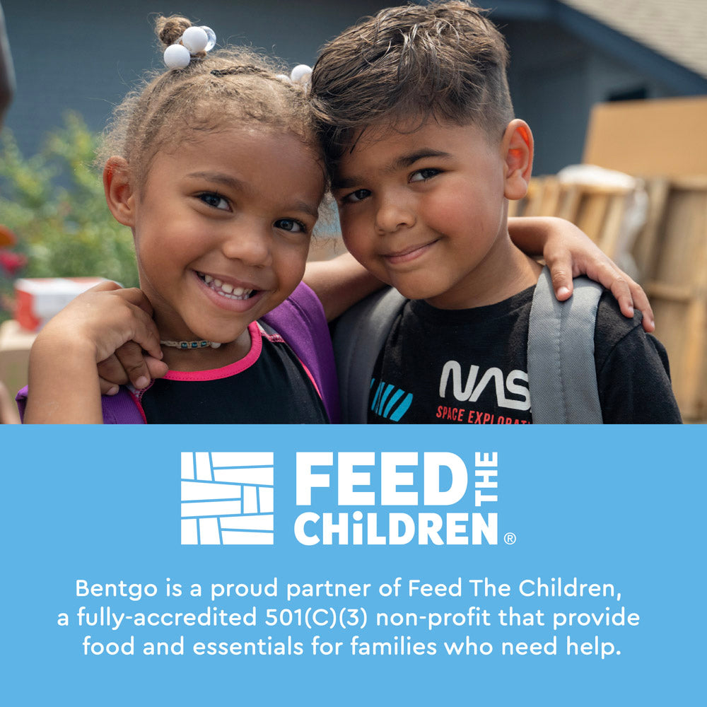 Bentgo® Kids Lunch Bag | Abyss Blue Speckle Confetti - Bentgo is a proud partner of Feed The Children