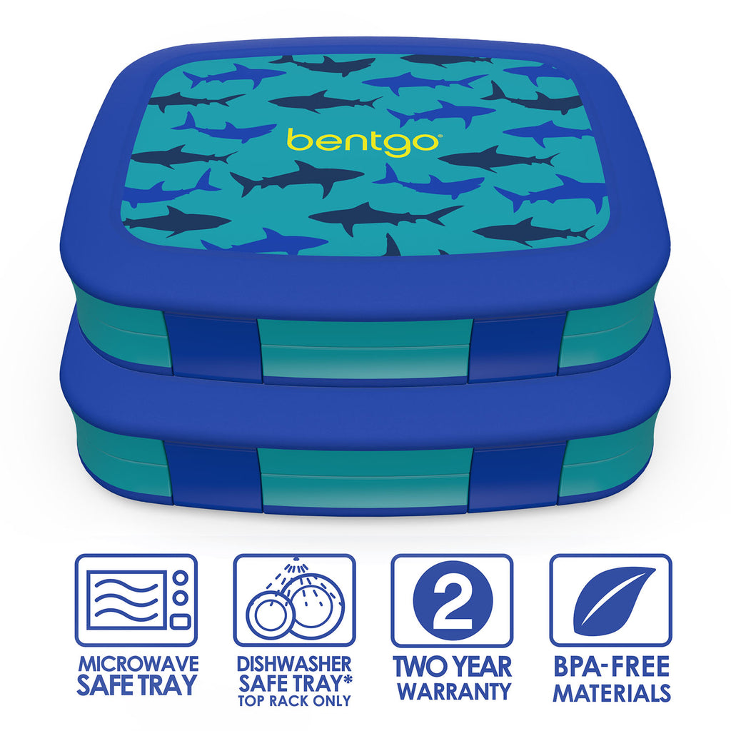 Bentgo Kids Prints Lunch Box - Sharks