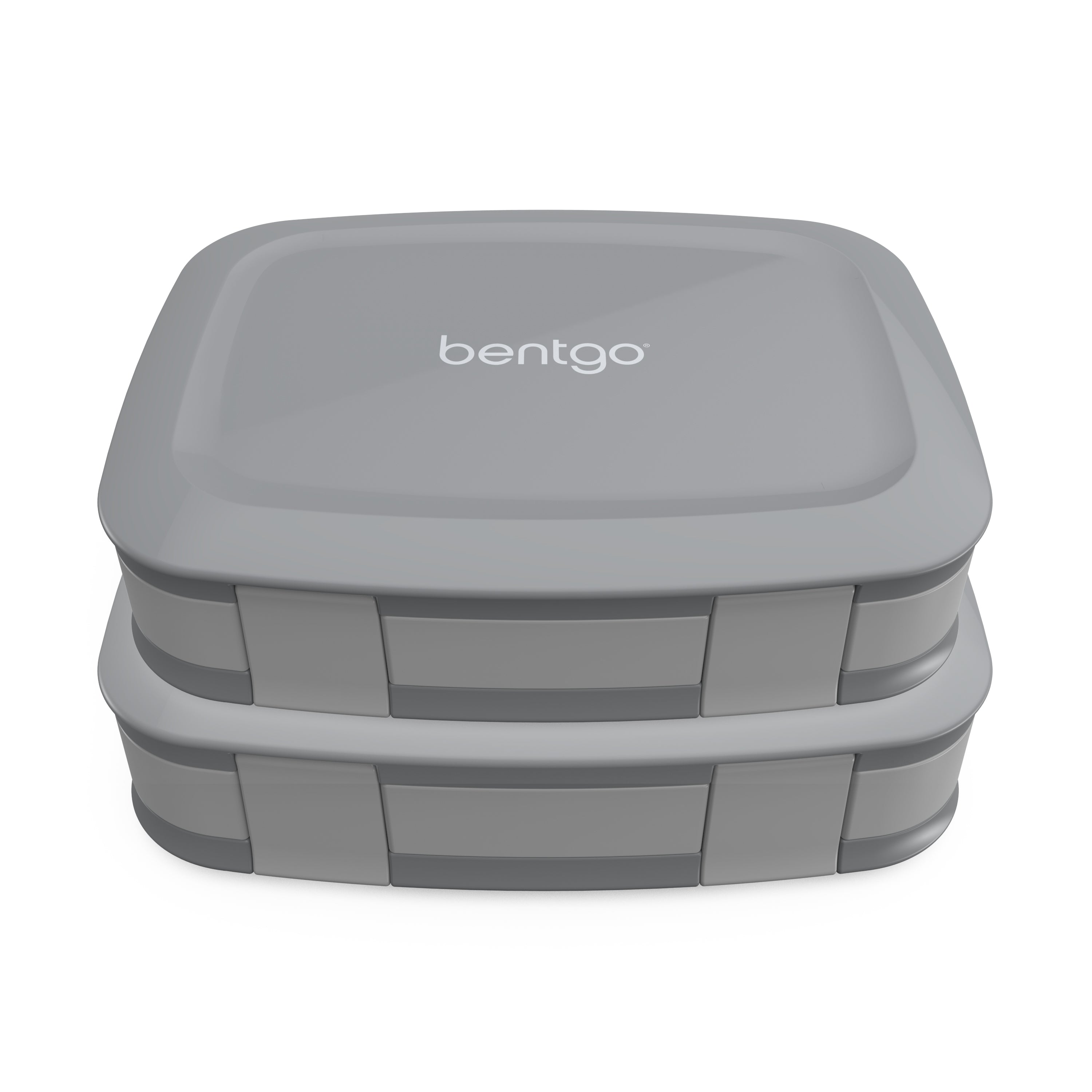 Bentgo Bowl Bento Lunch Box 2-Pack - Grey