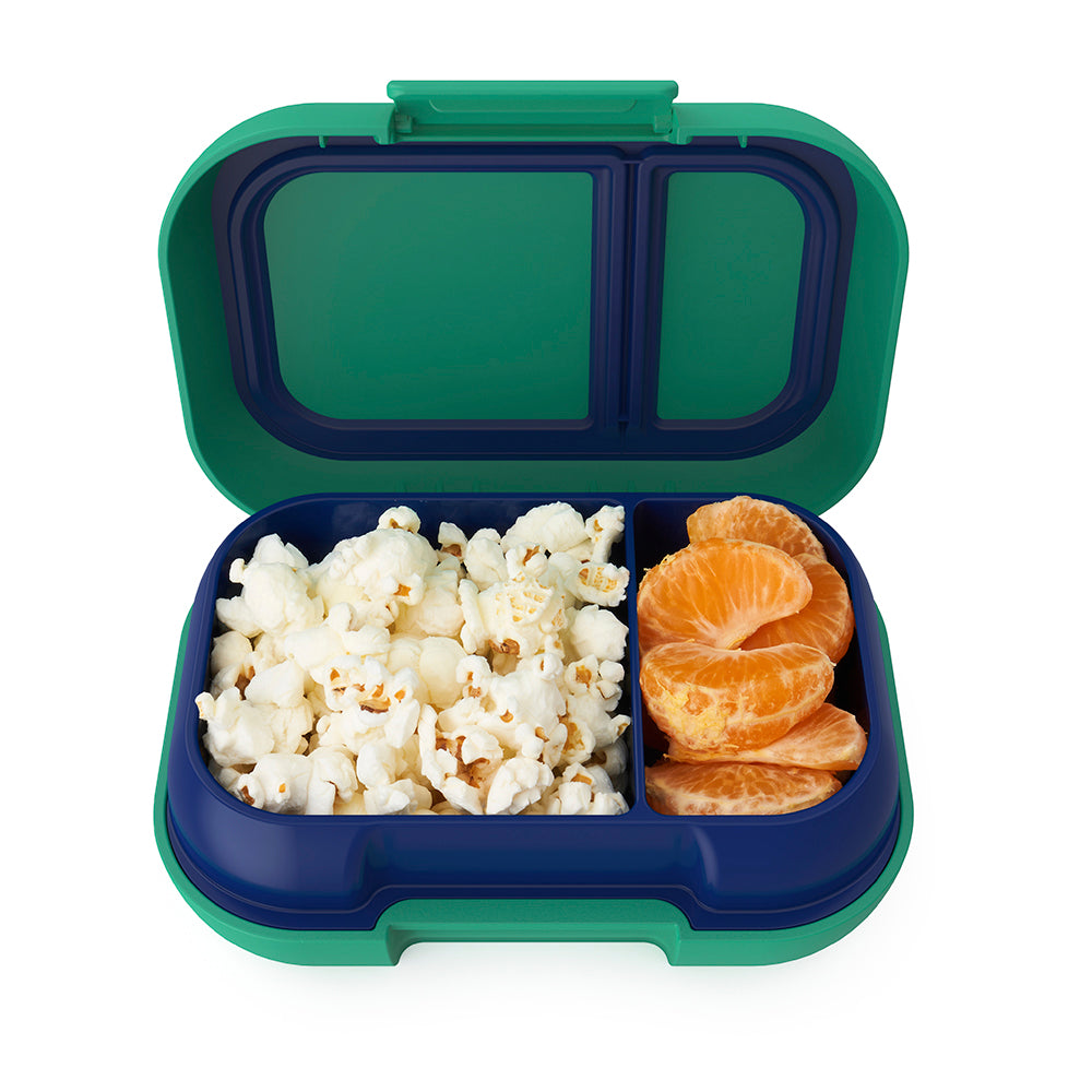 Bentgo Kids Chill Lunch & Snack Box - Green/Navy