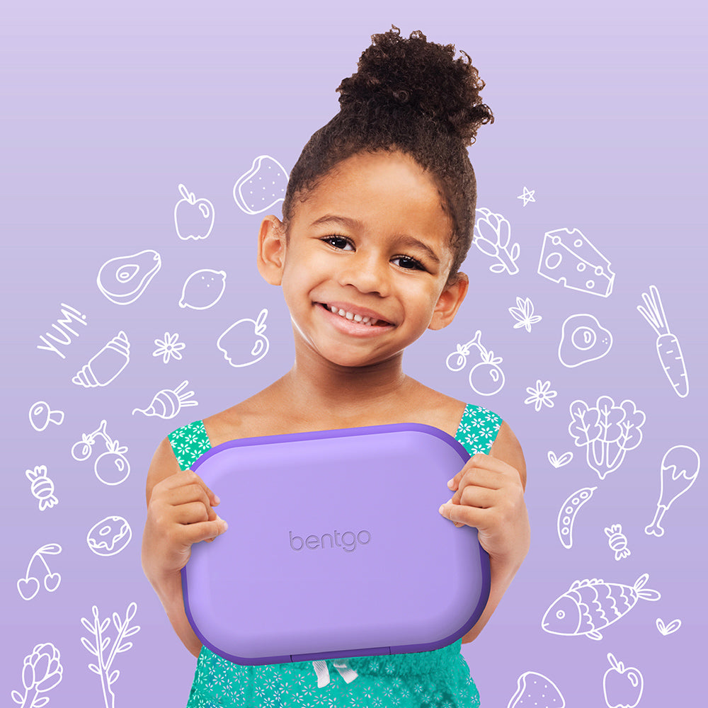 Bentgo Kids Chill Lunch & Snack Box - Purple