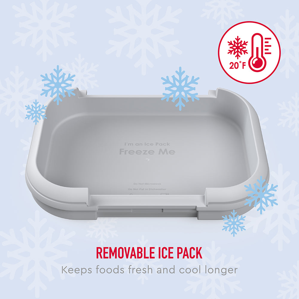 Bentgo® Chill Kids Lunch & Snack Box - Red/Royal