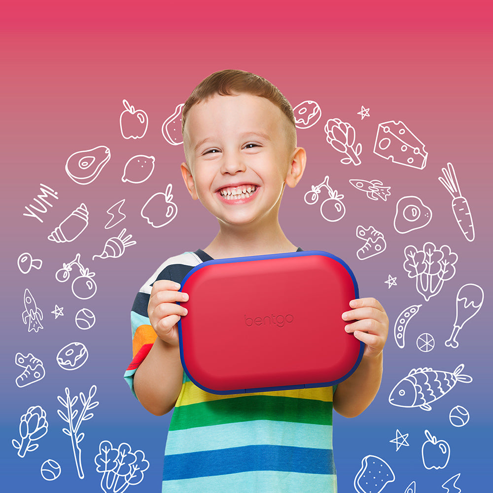 Bentgo® Chill Kids Lunch & Snack Box - Red/Royal