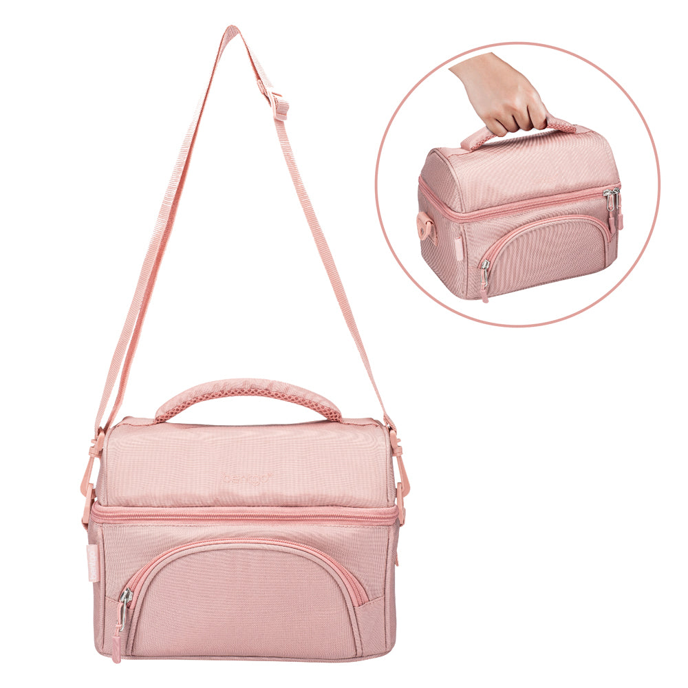 Bentgo Classic Lunch Box & Deluxe Bag - Blush Marble