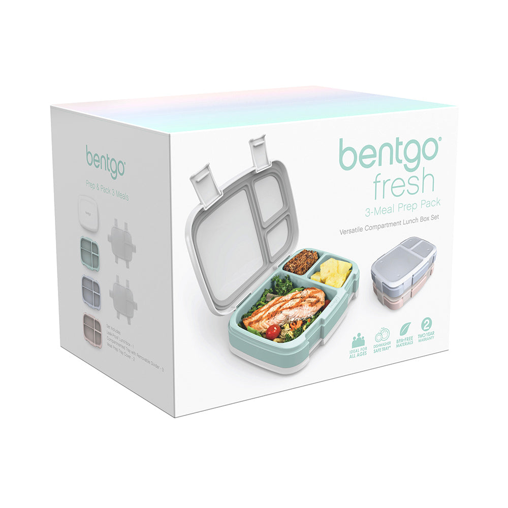 Bentgo Fresh Leak-Proof & Versatile Compartment Lunch Box - Red, 1
