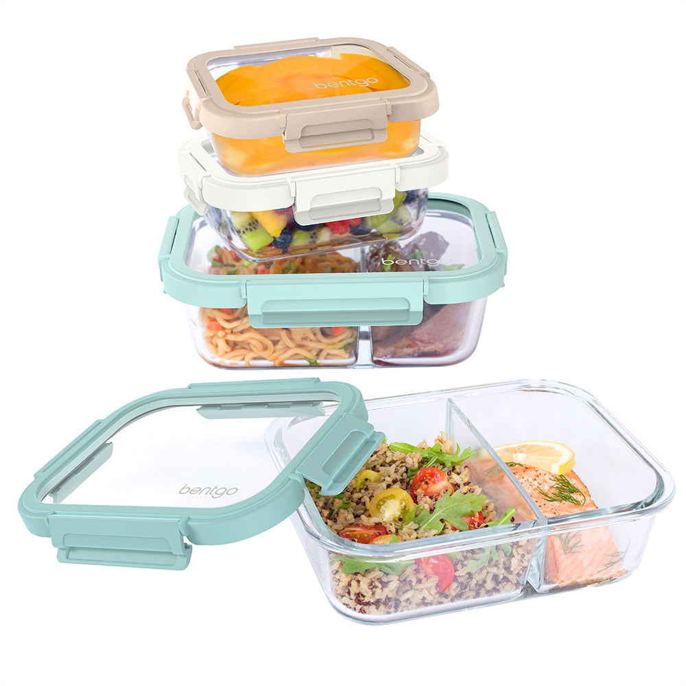 Airtight Large Glass Meal Prep Containers High Borosilicate Glass Food  Containers Storage Set - Buy Airtight Large Glass Meal Prep Containers High  Borosilicate Glass Food Containers Storage Set Product on