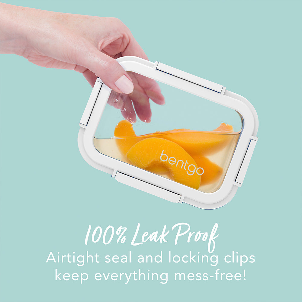 Bentgo Glass Leak-Proof Food Storage Set | Coastal