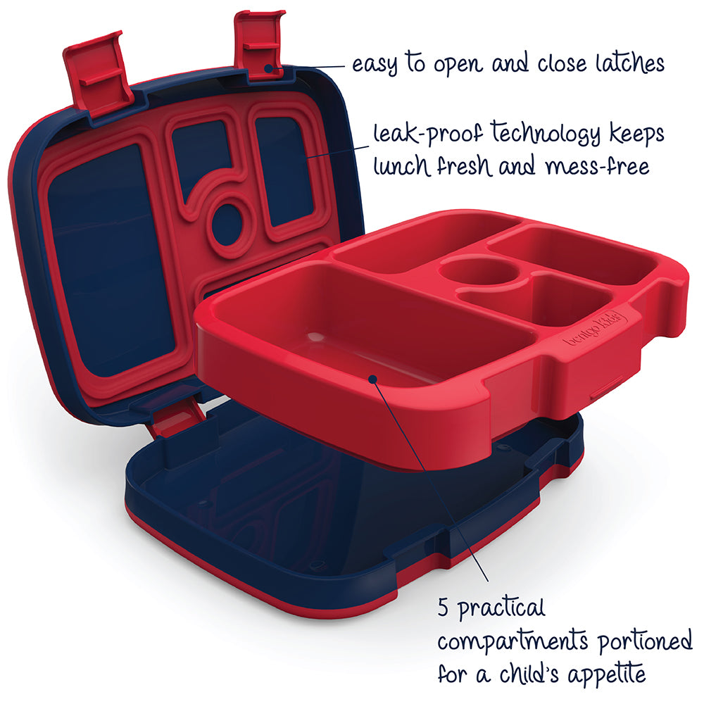 XMMSWDLA Preppy Lunch Box Red Lunch Boxchildren'S Lunch Box Water Cup Set  Sealed Leak-Proof Compartment Lunch Box Lunch Toddler Bento Box