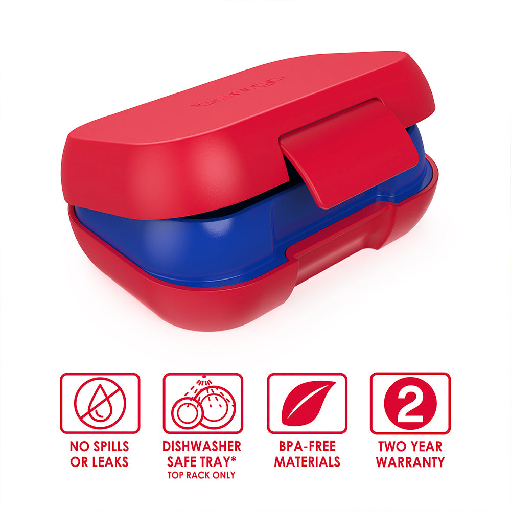 Bentgo® Chill Kids Lunch & Snack Box - Red/Royal