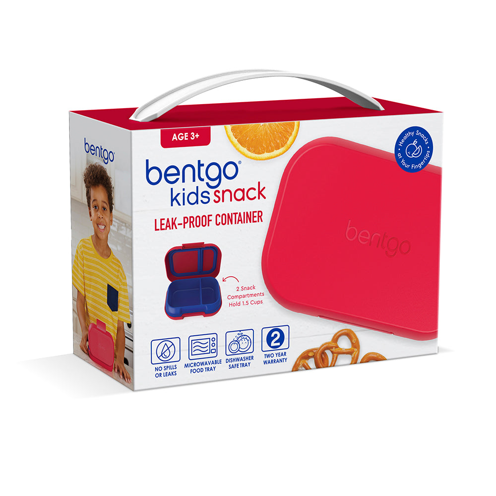 Bahemy Red Attachable Travel Snack Container, Bpa-Free Toddler Age