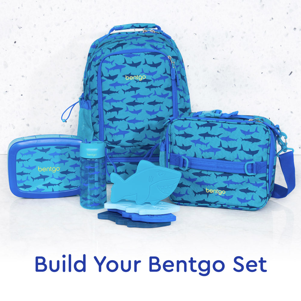 Bentgo Kids Prints Water Bottle 2-Pack - Shark 