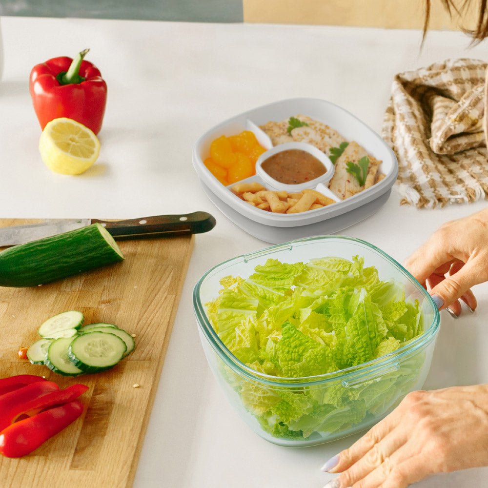 Salad Dressing Shaker, Clear Leak Proof Little Salad Dressing