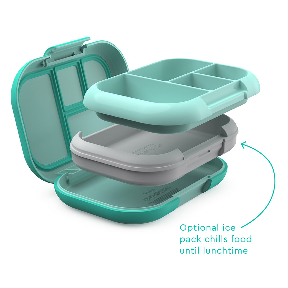 Bentgo Kids Chill Lunch Box & Bentgo Kids Snack Box, Removable Ice Pack