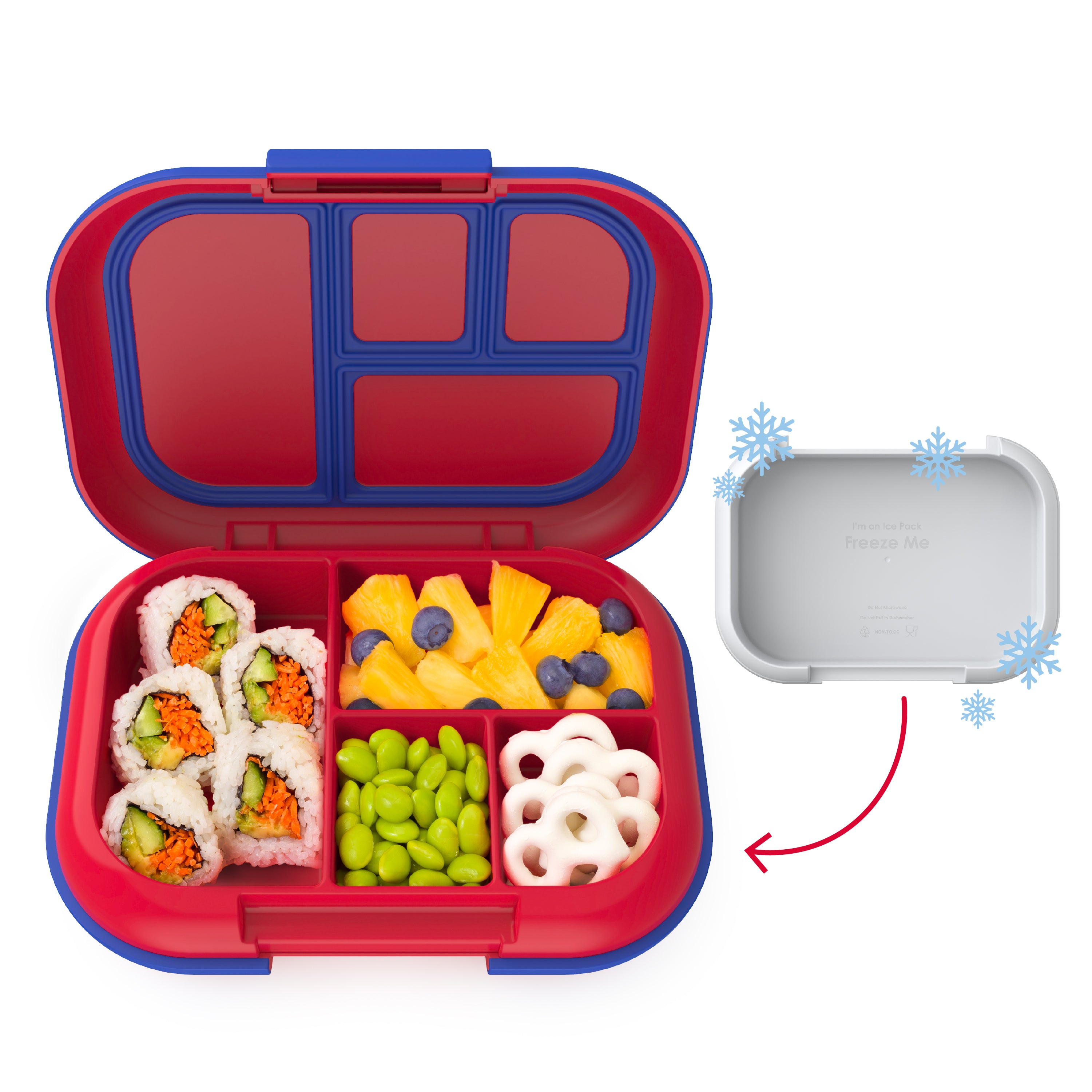 1pc Plastic Refrigerator Fruit Preservation Box Microwave Bento
