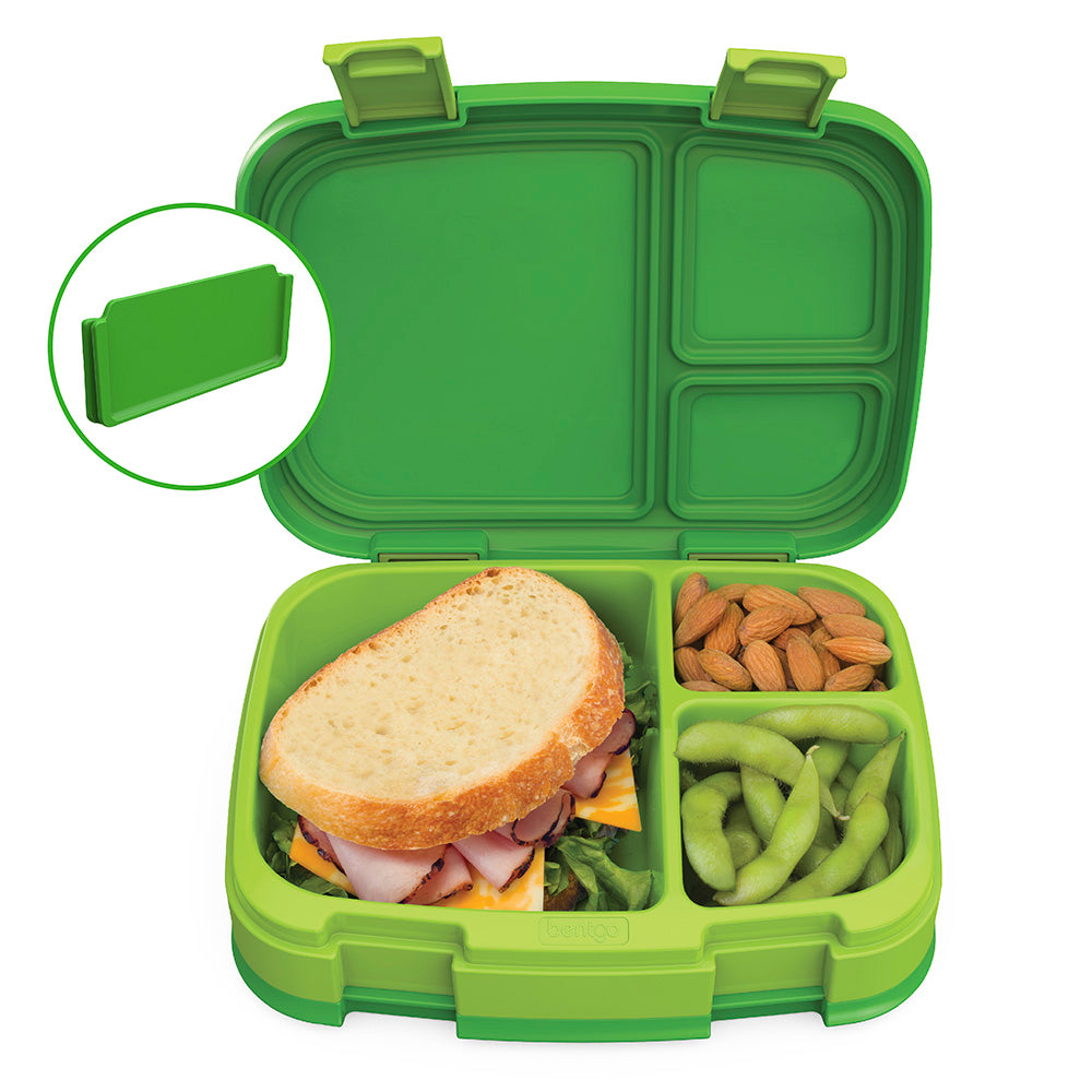 Bentgo Kids Lunch Safari Box in Green