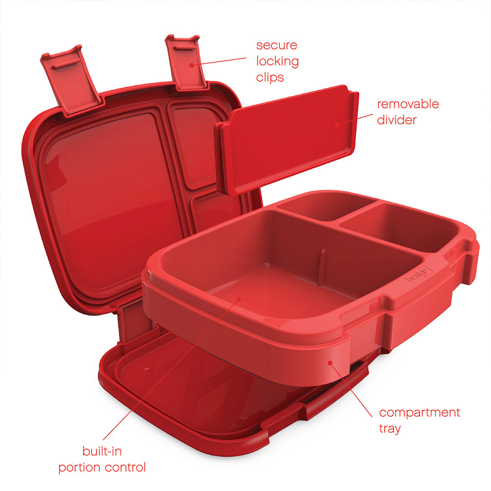 Bentgo Fresh Lunch Box (2-Pack) - Red
