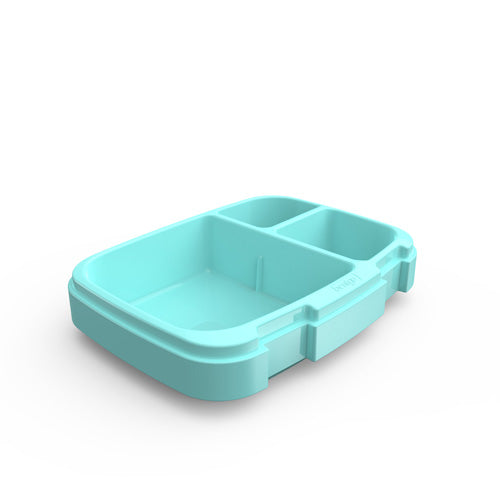 2 Tupperware Divided Tray Set Lunch Camping Dinner Plate Baby Blue