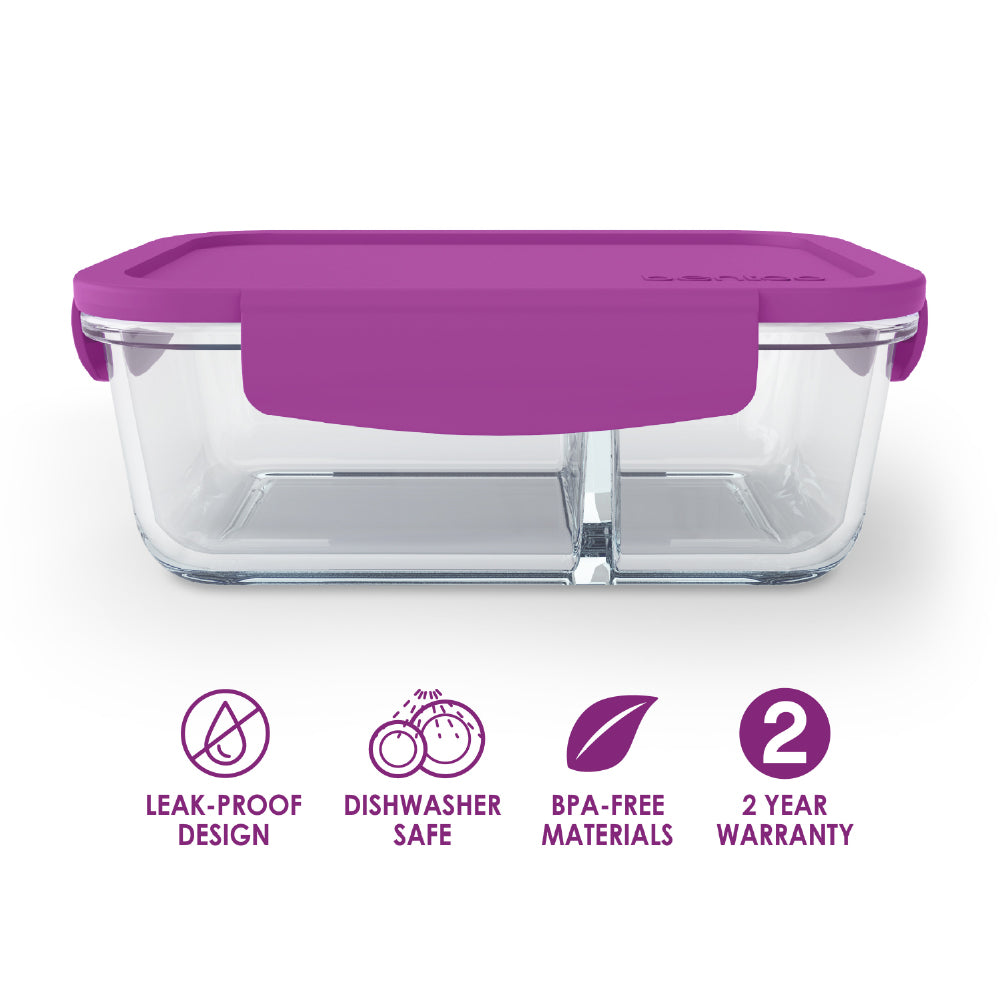 Bentgo Glass Snack Container - Purple