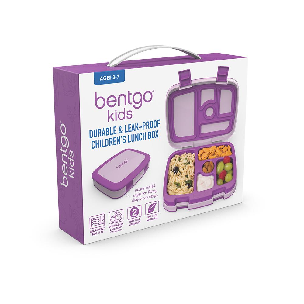 Bentgo - Kids Stainless Steel Leak-Resistant Lunch Box - Purple