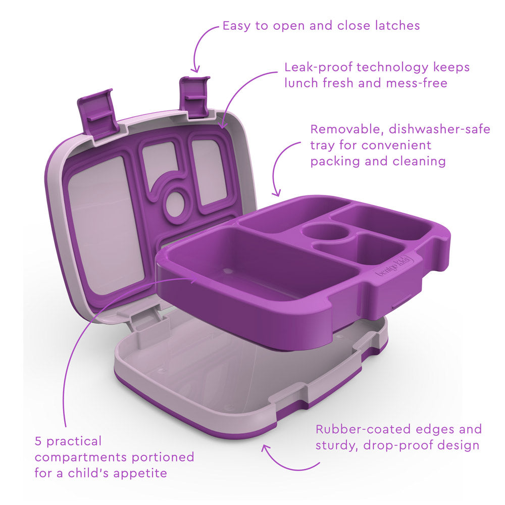 Kids Leak Proof 3 Compartment Lunch Box - CN CROWN