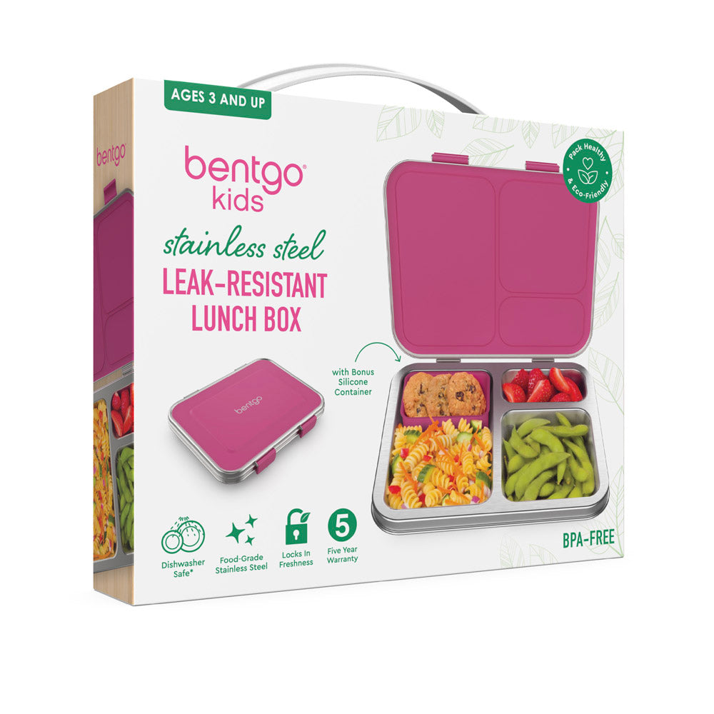 Bentgo Kids Stainless Steel Lunch Box, 2-pack