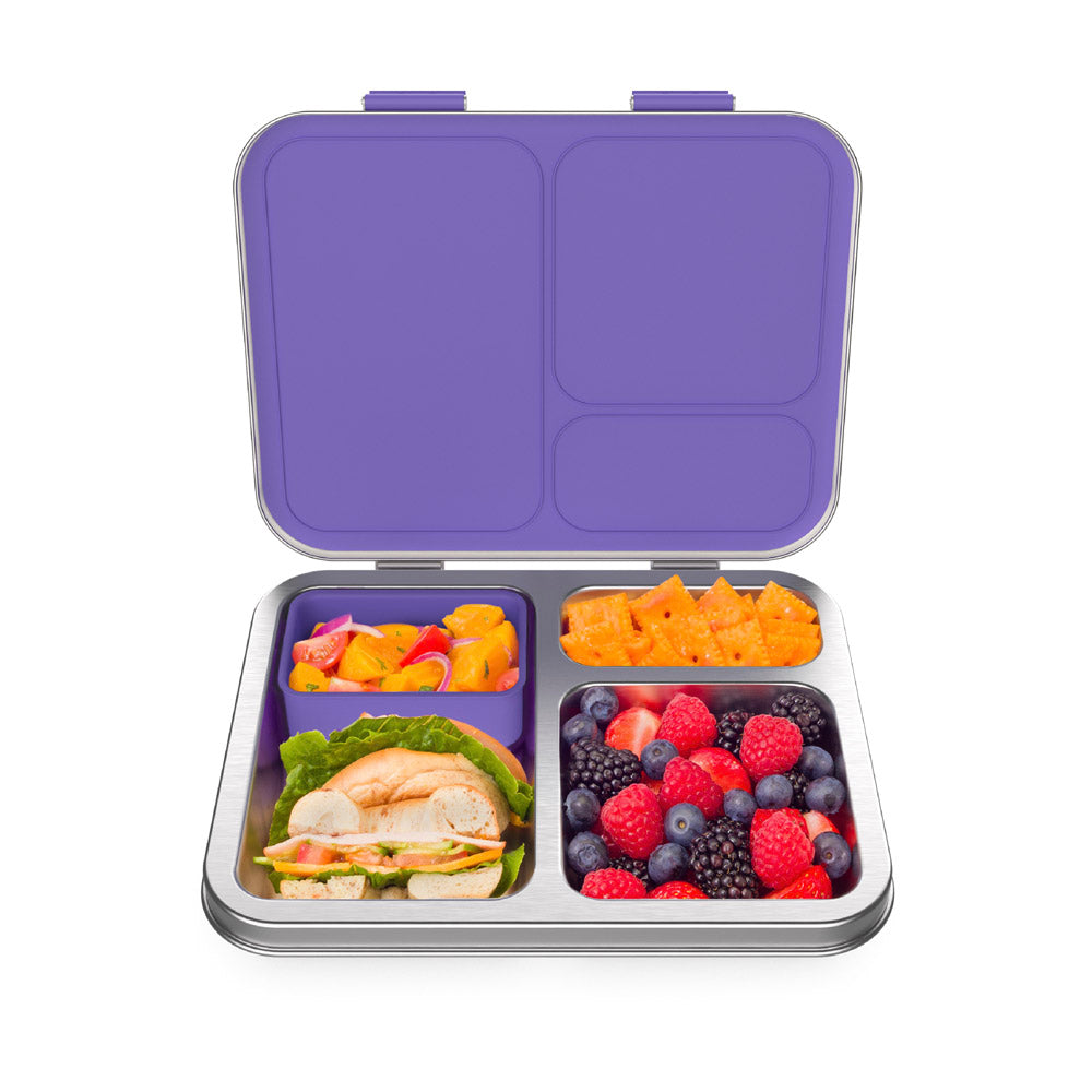 Bentgo Kids Chill Lunch & Snack Box | Kids Lunch Containers Green/Navy