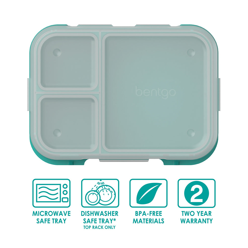 Bentgo Pop Lunch Box with Removable Divider ,Bright Coral