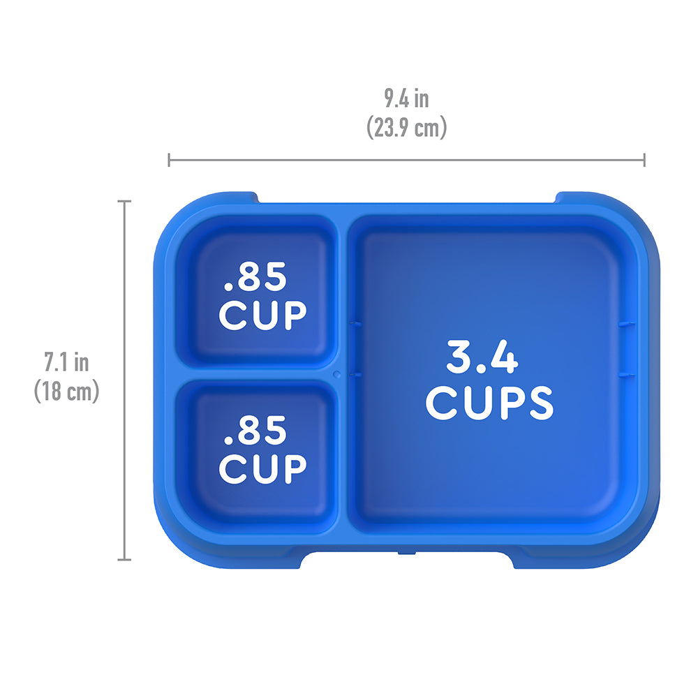 Bentgo Pop Lunch Box with Removable Divider ,Periwinkle