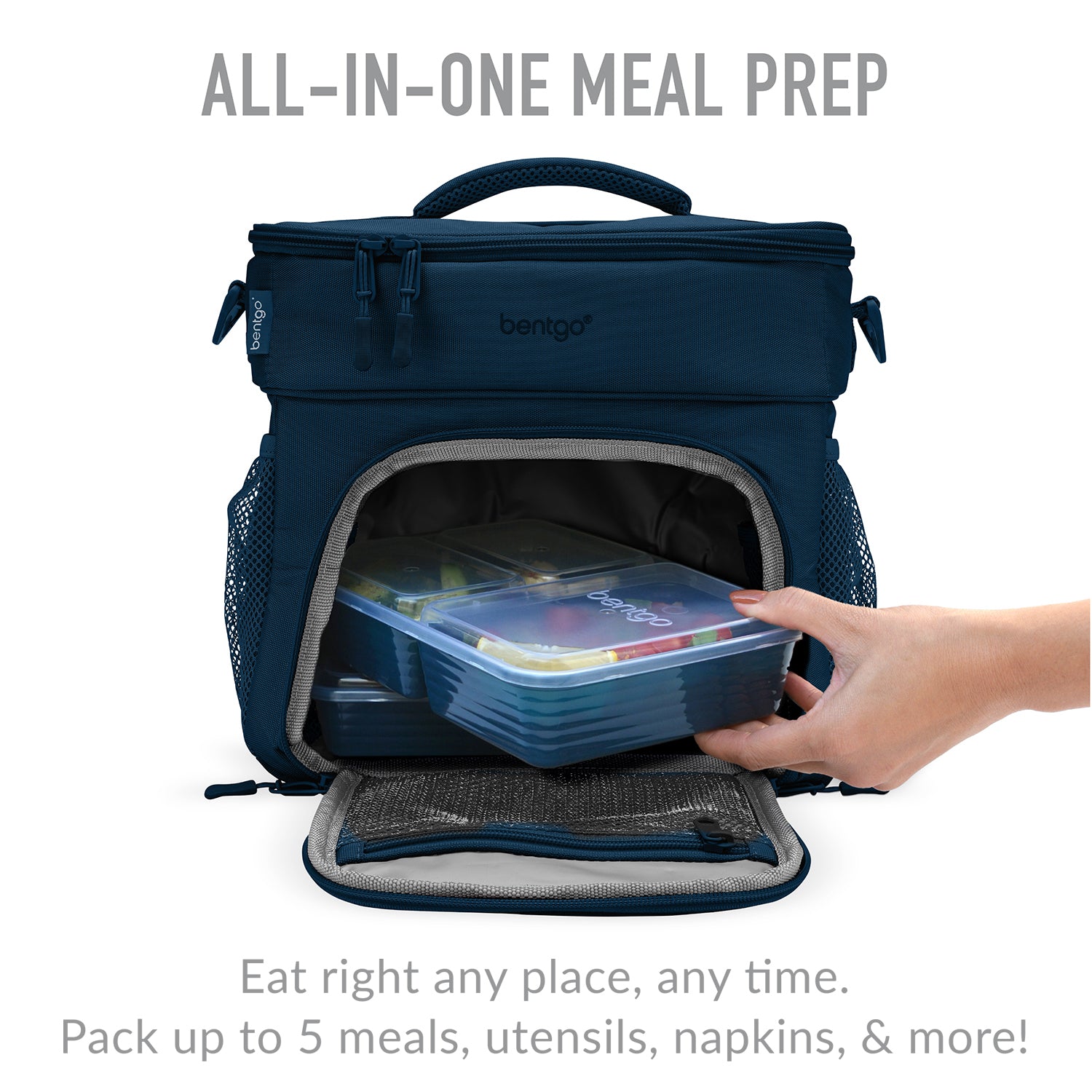 Meal Prep Bag with Three Meal Containers | BlenderBottle
