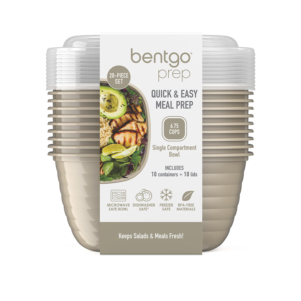 Bentgo® Prep 1-Compartment Bowls - Champagne