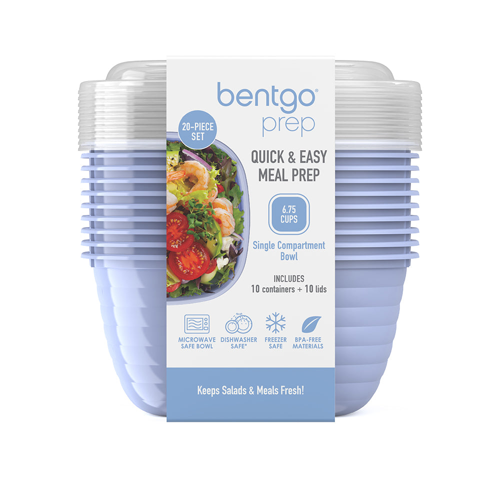 Bentgo bentgo prep 1-compartment containers - 20-piece meal prep