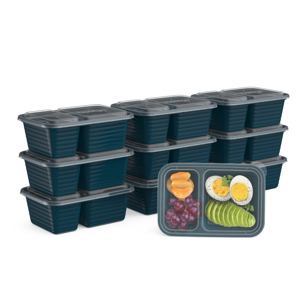 10/30/50pcs, Meal Prep Containers With Lids, 3 Compartments Plastic Food  Storage Containers, 30oz Disposable Lunch Boxes, Bento Boxes, Kitchen  Accesso