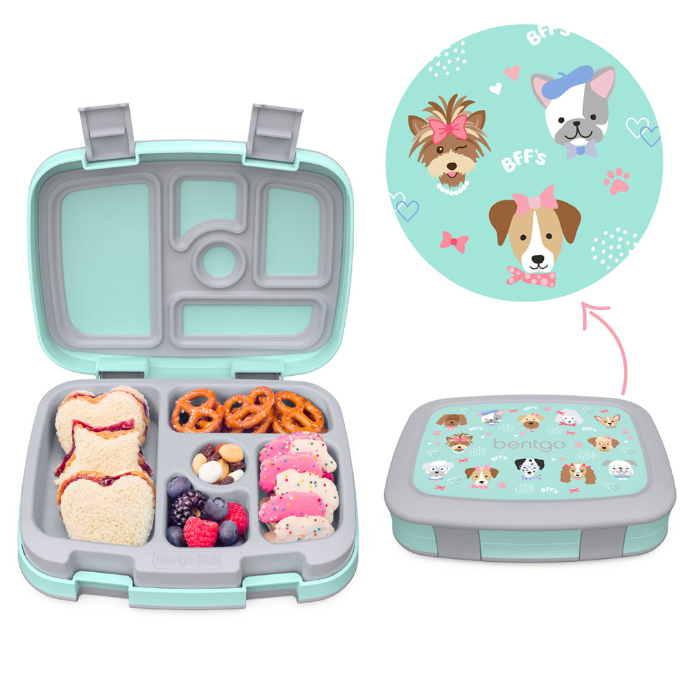 Bentgo Kids Prints Lunch Box & Bag - Puppy Love