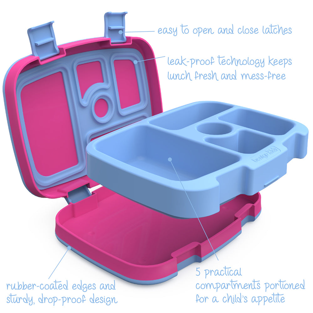 One Bentgo® Fresh and One Bentgo® Kids Print Lunch Box-Safari 