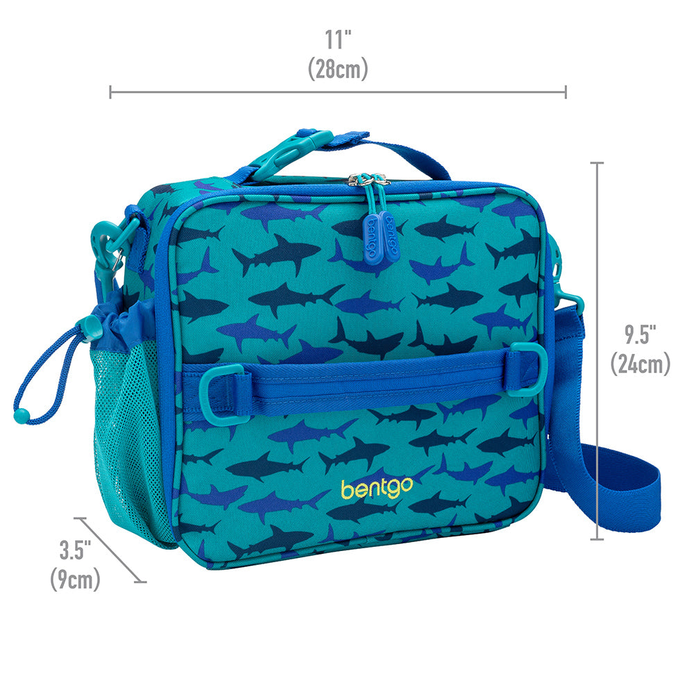 Bentgo Kids Prints Lunch Box & Bag - Sharks