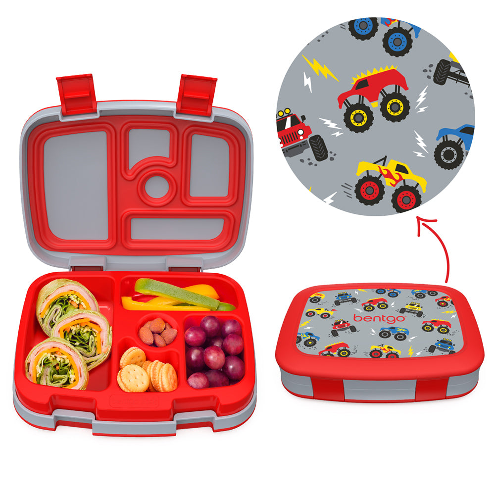 Bentgo Kids Prints Lunch Box & Bag - Trucks