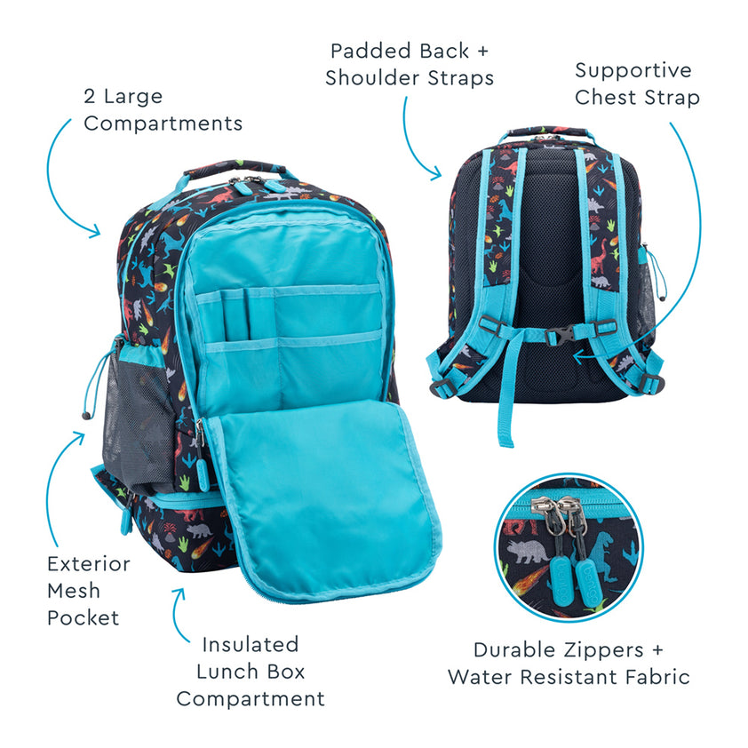 Bentgo® Kids Prints Lunch Box & Backpack | Backpack & Lunch Box