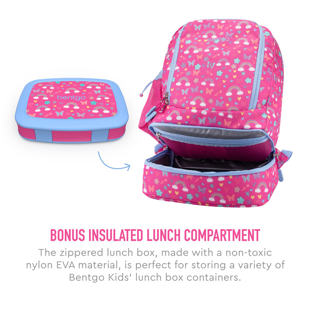 Bentgo Kids Prints Lunch Box & Bag Rainbows