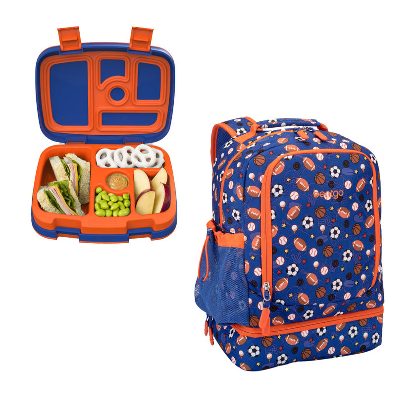 Bentgo® Kids Prints Lunch Box & Backpack Backpack & Lunch Box