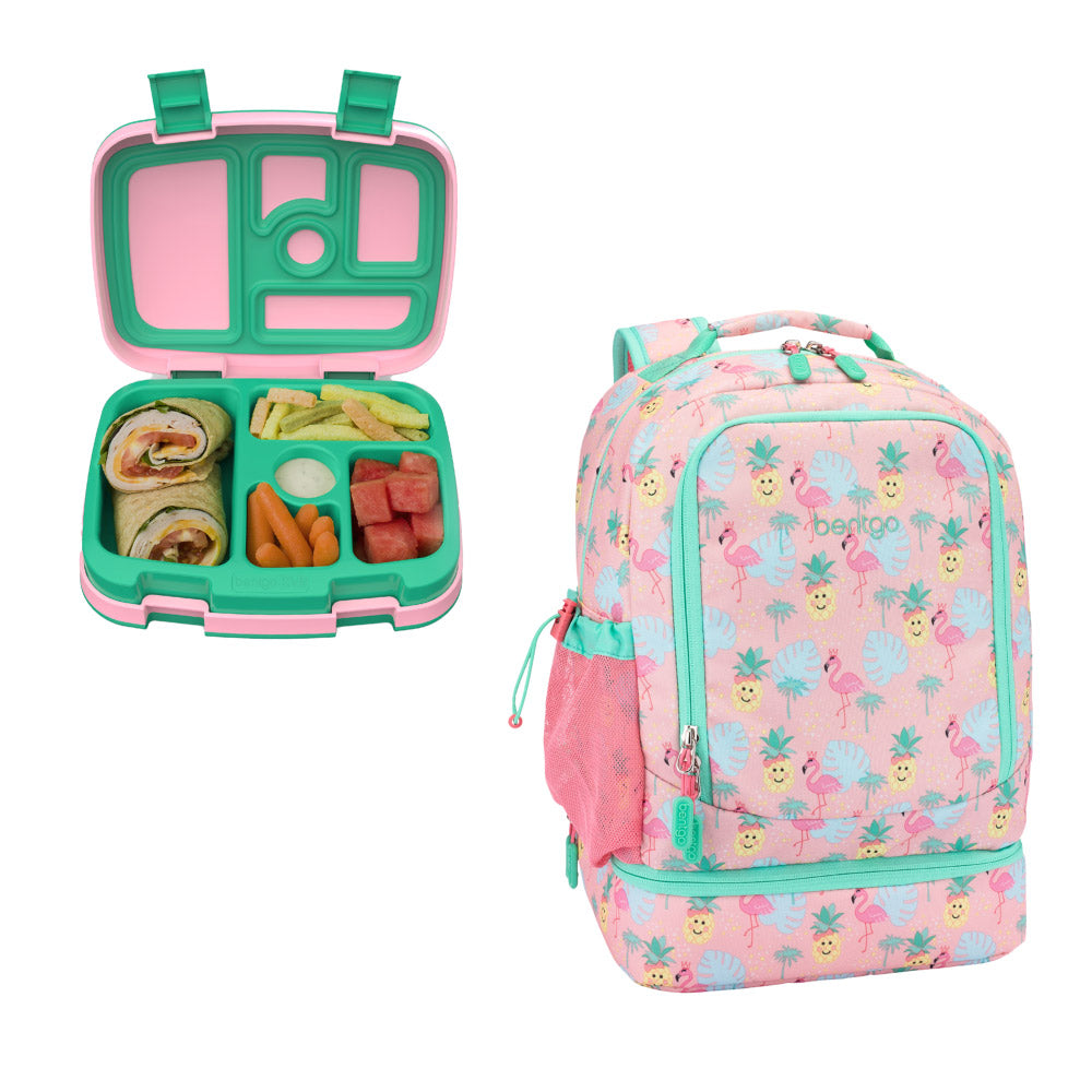 Bentgo Kids Prints Lunch Box & Backpack Tropical