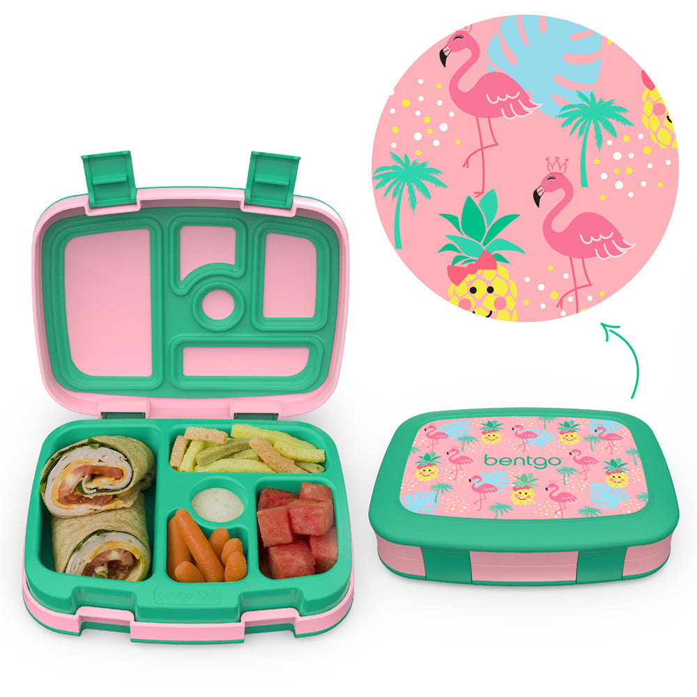 Bentgo® Kids 14” Backpack Set With Kids Prints Lunch Box (Dinosaur)