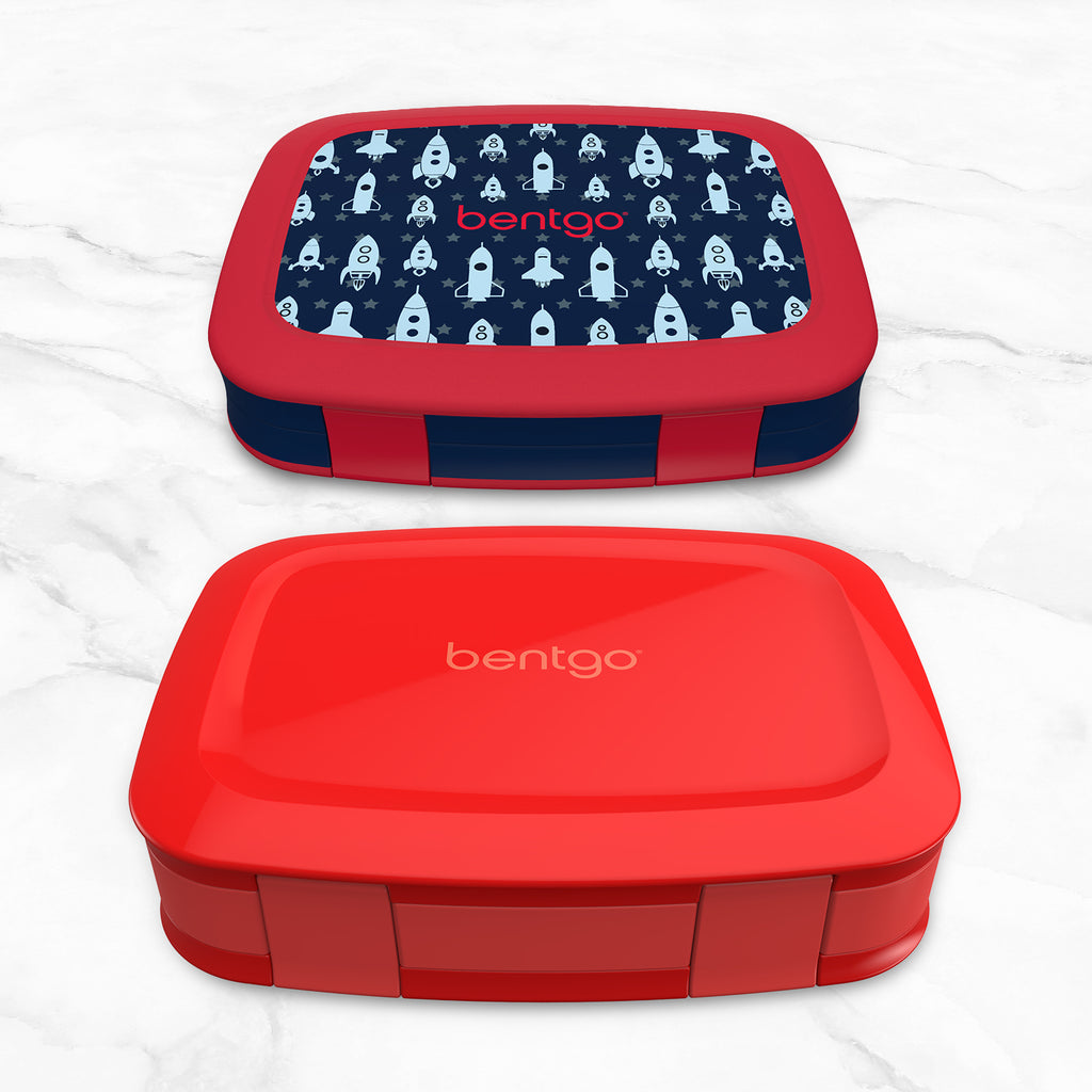 Bentgo Kids Chill Lunch Box, 2-pack Red