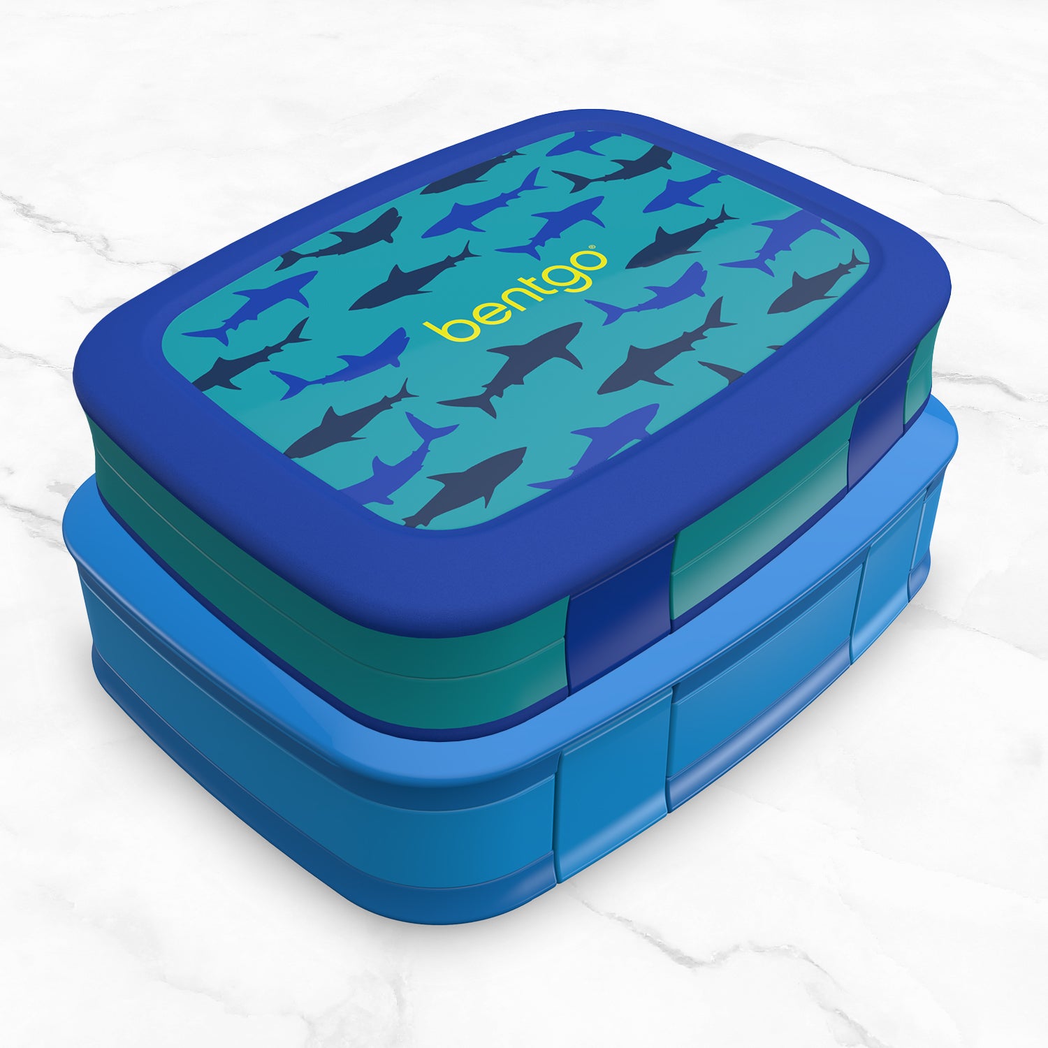 Bentgo Fresh 2-Pack Leak-Proof Lunch Box Bundle Blue Teal Kid Adult Divider  New