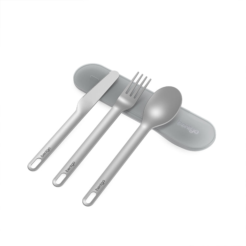 Bentgo® Stainless Steel Travel Utensil Set | Portable Utensil Set