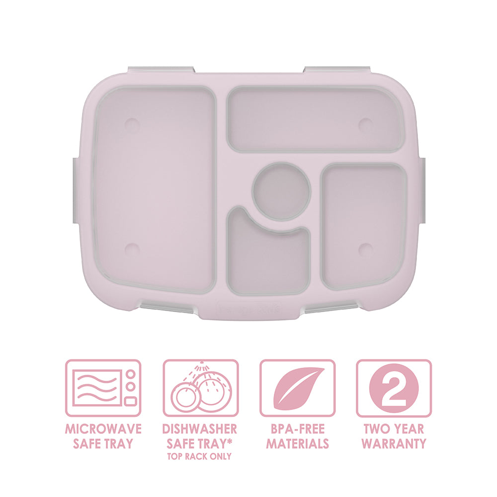 Bentgo Kids Prints Tray with Transparent Cover - Lavender Galaxy