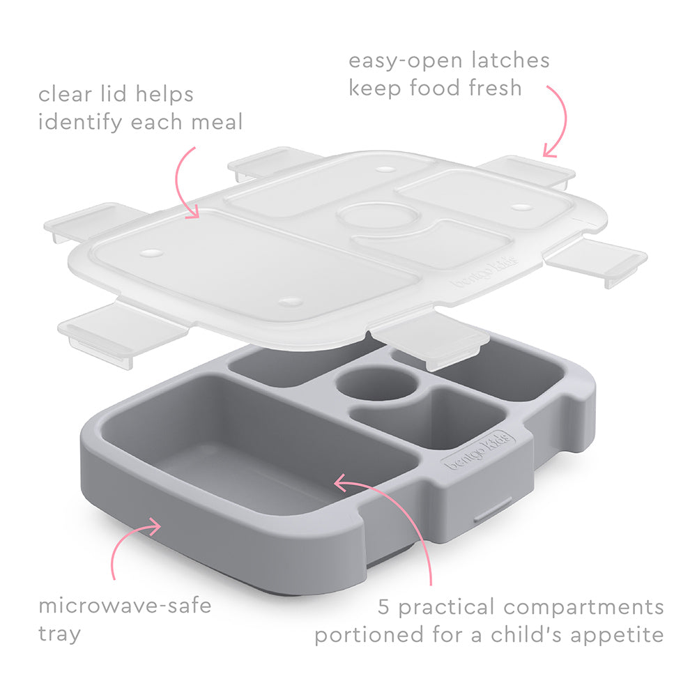 Bentgo Kids Prints Tray with Transparent Cover - Puppy