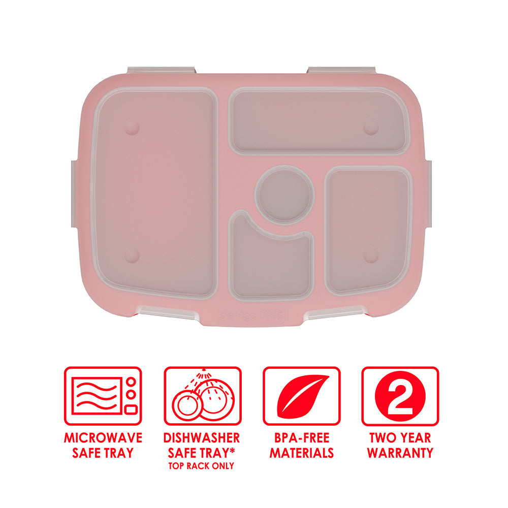 Bentgo Kids Prints Tray with Transparent Cover - Trucks