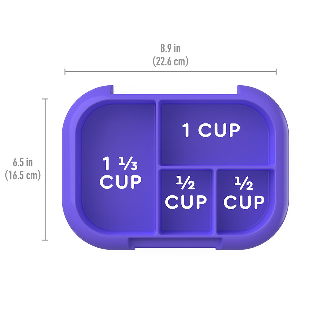 Bentgo® Chill Kids Tray with Transparent Cover - Electric Violet