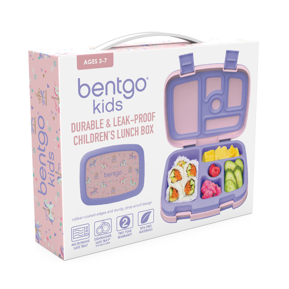 Bentgo Kids Prints Lunch Box - Carousel Unicorns